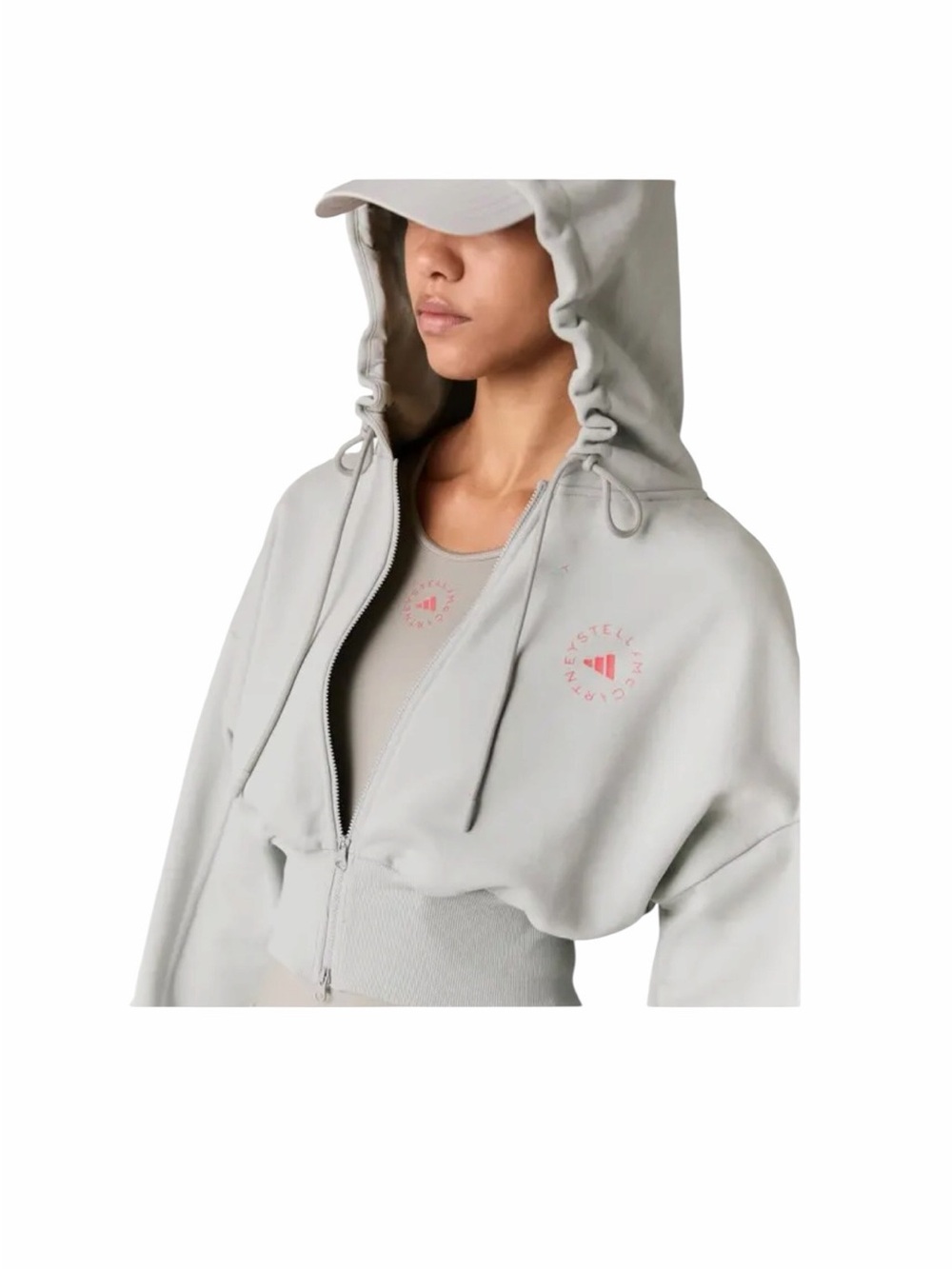 Stella McCartney Truecasuals Cropped Hoodie Size S